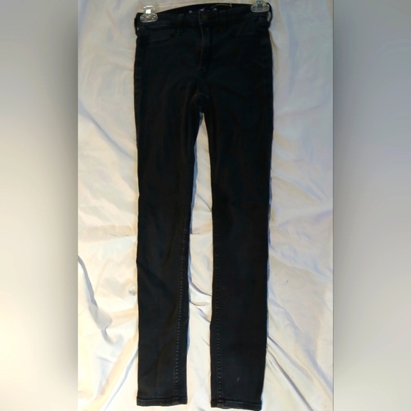 Hollister Denim - HOLLISTER Black Jean Leggings 0R/ W24 L28